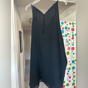 Black tank with ties